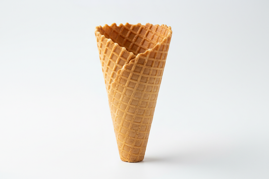 no ice cream in the cone